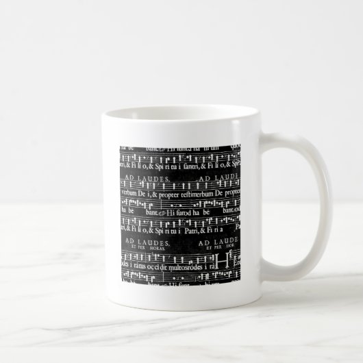 音楽グランジノート コーヒーマグカップ (右)