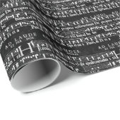 音楽グランジノート ラッピングペーパー (ロールコーナー)