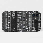 音楽グランジノート Case-Mate iPhoneケース (裏面(横))