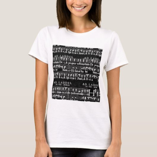音楽グランジノート Tシャツ (正面)