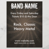 音楽グランジフライヤーを旋回 チラシ (裏面)