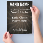 音楽グランジフライヤーを旋回 チラシ (手)