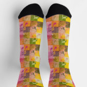 音楽グランジ記号 |美的音楽アート ソックス (上部)