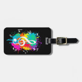 音楽グランジ ラゲッジタグ (正面横)