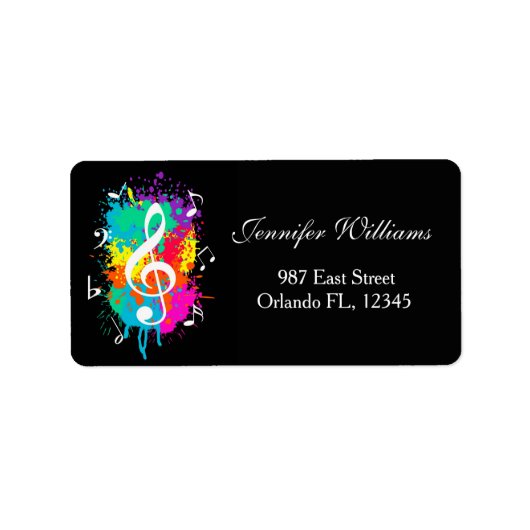 音楽グランジ ラベル (正面)