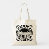 音楽グルーヴ トートバッグ (裏面)