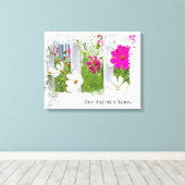 音楽コスモスガーデン キャンバスプリント (インサイチュ (ウッドフロア))