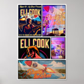 音楽コンサートのコラージュ ポスター (正面)