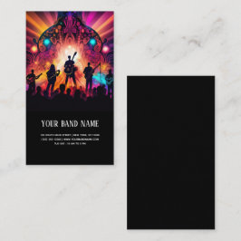 音楽コンサートギタリストの名刺 名刺