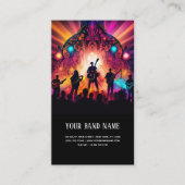 音楽コンサートギタリストの名刺 名刺 (正面)