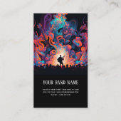 音楽コンサートギタリストの名刺 名刺 (正面)