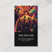 音楽コンサートギタリストの名刺 名刺 (正面)