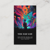 音楽コンサートギタリストの名刺 名刺 (正面)