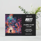 音楽コンサートギタリスト 招待状 (スタンド正面)