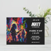 音楽コンサートギタリスト 招待状 (スタンド正面)