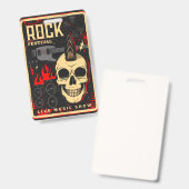 音楽コンサート バッジ (正面＆裏面)