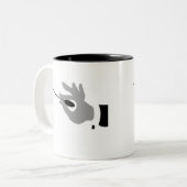 音楽コンダクターのため! ツートーンマグカップ (正面左)