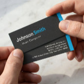 音楽コンポーザー – パーソナルアクアブルーミニ スキニー名刺
