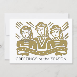 音楽コーラス聖歌隊グリーティングカード サンキューカード