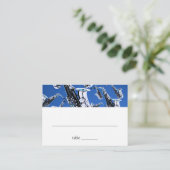 音楽サクソフォンバー（ユダヤ教の）バル・ミツバーシーティングカード プレイスカード (スタンド正面)