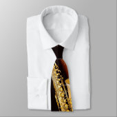 音楽サクソフォーン ネクタイ (タイ)