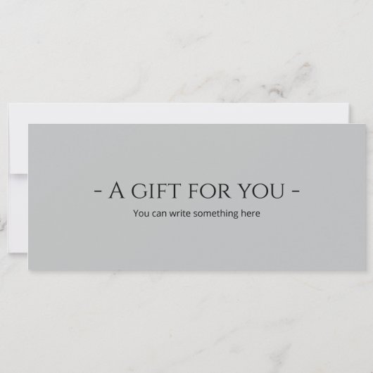 音楽サブスクリプションギフト証明書のテンプレート 招待状 (裏面)