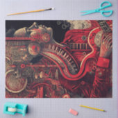 音楽シリーズの解剖学デザイン12 薄葉紙 (クラフト)