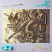 音楽シリーズの解剖学デザイン3 薄葉紙 (クラフト)