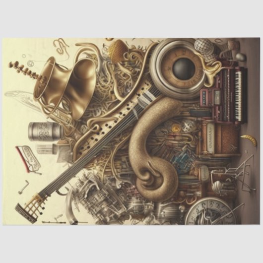 音楽シリーズの解剖学デザイン3 薄葉紙 (正面)