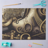 音楽シリーズの解剖学デザイン5 薄葉紙 (クラフト)