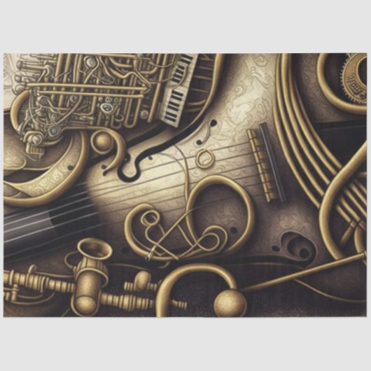 音楽シリーズの解剖学デザイン5 薄葉紙 (正面)