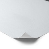 音楽シンボルと素敵なハートポスター ポスター (角)