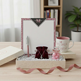 音楽シンボルのメモパーソナライズされた帳 ノートパッド