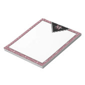 音楽シンボルのメモパーソナライズされた帳 ノートパッド (回転)