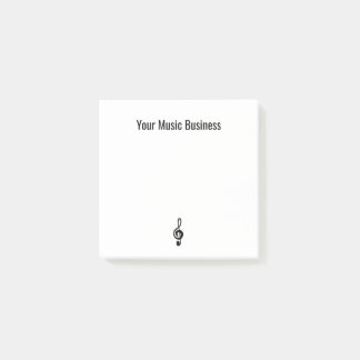 音楽シンボルシンプルクレフ、 音符記号 ポストイット