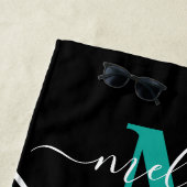 音楽シンボルパーソナライズされたビーチタオル ビーチタオル (インサイチュ)