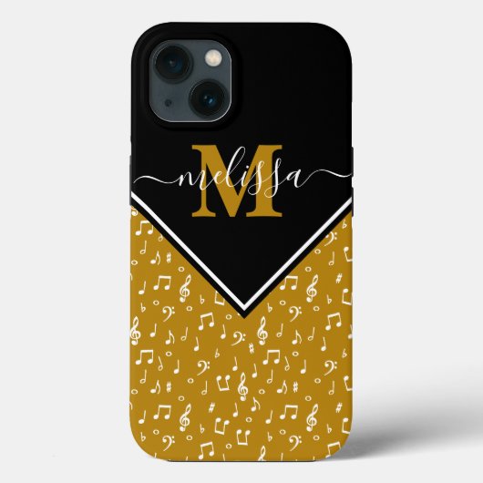 音楽シンボルパーソナライズされたCase-Mate iPhoneケース Case-Mate iPhoneケース (裏面)