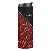 音楽シンボル熱パーソナライズされたタンブラー タンブラー (回転左)