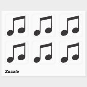 音楽シンボル スクエアシール (シート)