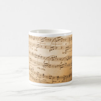 音楽シートのクラシックのマグ コーヒーマグカップ