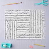 音楽シートのティッシュのコラージュ 薄葉紙 (クラフト)