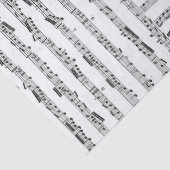 音楽シートのティッシュのコラージュ 薄葉紙 (詳細)