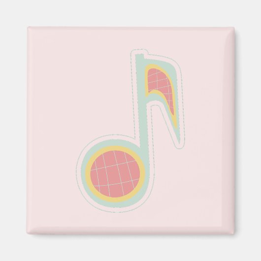 音楽シートシール マグネット (正面)