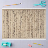 音楽シートジャンクジャーナルのバックラウンドシート 薄葉紙 (クラフト)