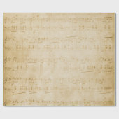 音楽シート ラッピングペーパー (フラット)