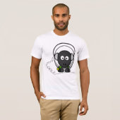 音楽シープTシャツ Tシャツ (正面フル)