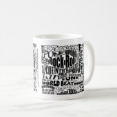 音楽ジャンルのコーヒー・マグ コーヒーマグカップ (正面右)