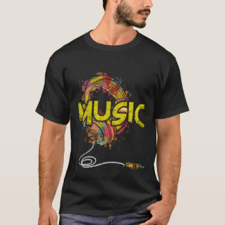 音楽ジャンル 音楽は人生 音楽クラブ 音楽ギフト Tシャツ