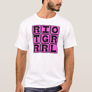 音楽ジャンルRiot Grrrl Tシャツ
