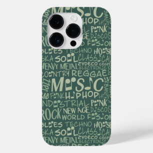 音楽ジャンルWordコラージュケース Case-Mate iPhone 14 Proケース